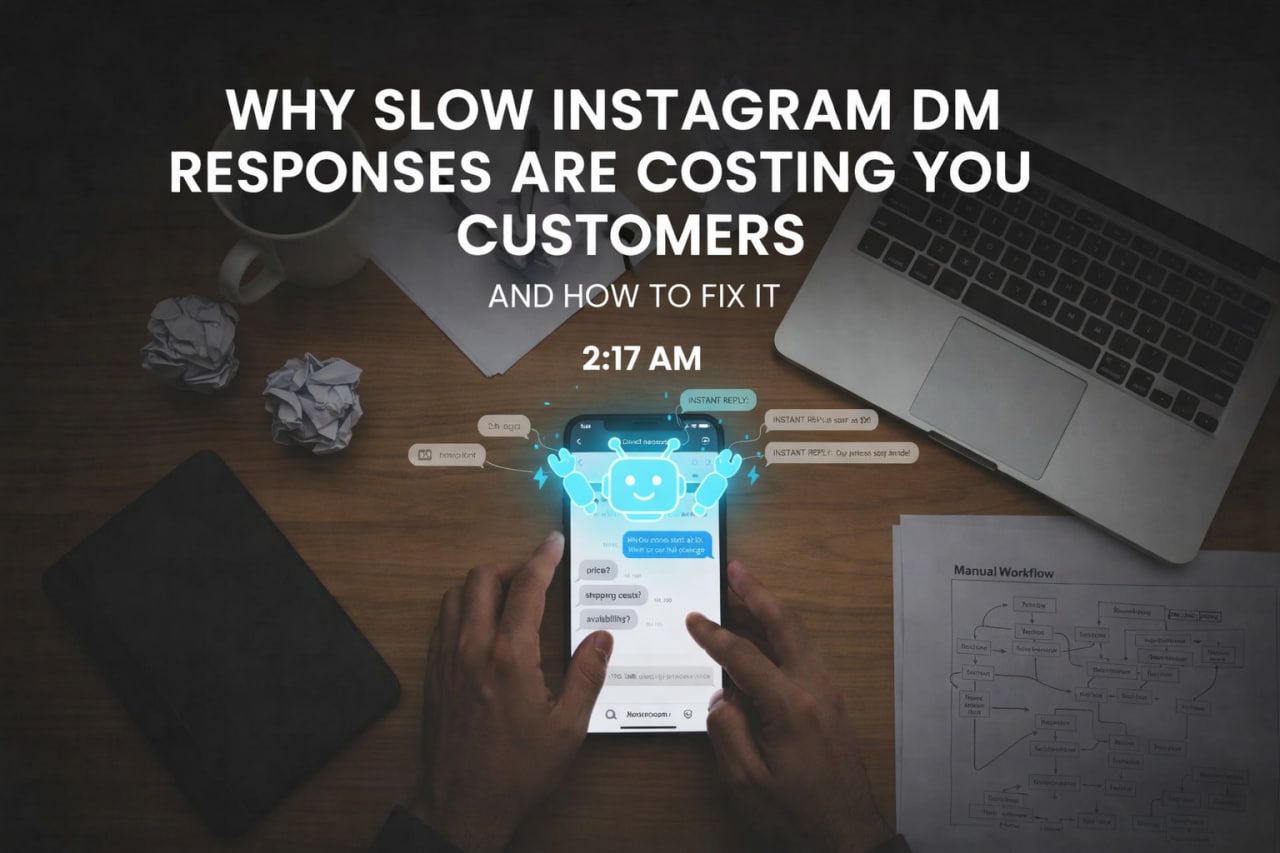 Why Slow Instagram DM Responses Are Costing You Customers (And How to Fix It)